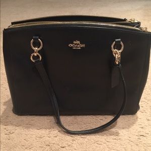 Coach medium black purse